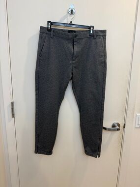 Men's Charcoal Slim Chinos - Contemporary Tailored Fit